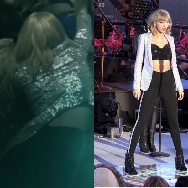 
Taylor Swift phiên bản New Year Rocking Eve năm 2015.