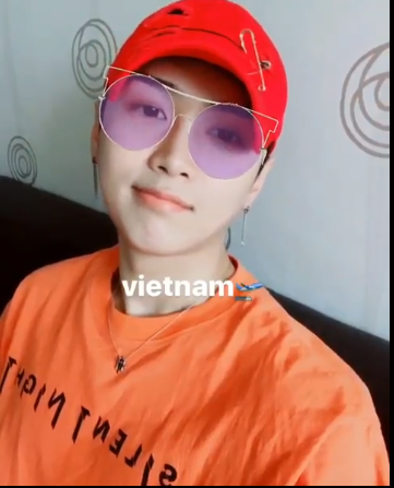 
Jinwoo thông báo trên Instagram Story sẽ đến Việt Nam vào chiều qua.