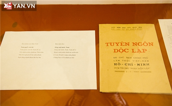 
Bản tuyên ngôn độc lập do Chủ tịch Hồ Chí Minh chắp bút được lưu giữ cẩn thận