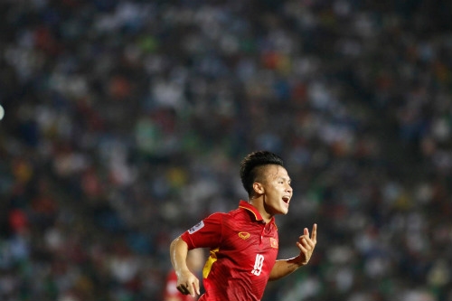 
Quang Hải đã giúp các cầu thủ Việt Nam mang về 3 điểm quan trọng.