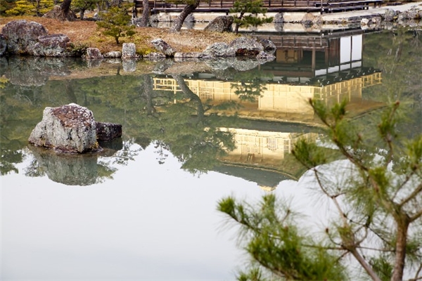 Choáng ngợp ngôi chùa được dát bằng vàng thật ở Nhật Bản