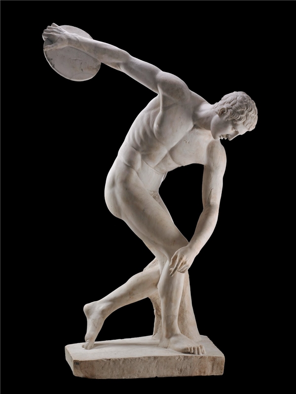 
Bức tượng lực sĩ ném đĩa nổi tiếng của Hy Lạp