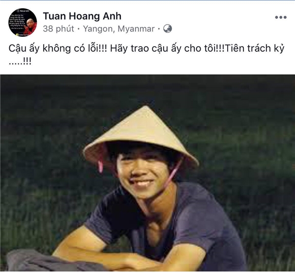 
Dòng trạng thái được đăng tải vào ngày 7/9 trên trang facebook cá nhân của HLV Hoàng Anh Tuấn. HLV người Khánh Hòa nói thông tin này hoàn toàn không phải do ông viết. (Hình: Chụp màn hình).