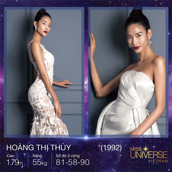
Hoàng Thùy - từ HLV The Face trở thành thí sinh Hoa hậu Hoàn vũ Việt Nam 2017.