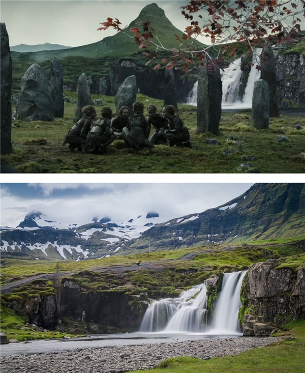 
Kirkjufell và Kirkjufellsfoss lần đầu được lên hình với tư cách là quê hương của Dạ Đế trong tập 5, mùa 6.