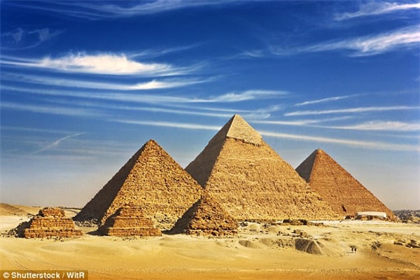 
Kim tự tháp Giza lớn nhất thế giới.