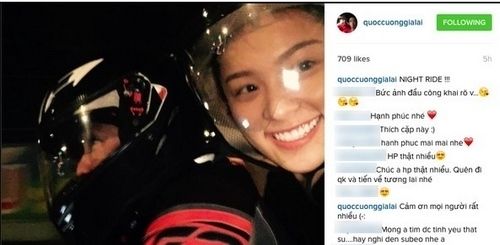 
Ngày 13/3/2016, "đại gia phố núi" lần đầu tiên khoe ảnh bạn gái Hạ Vi công khai trên Instagram với nụ cười rạng rỡ. - Tin sao Viet - Tin tuc sao Viet - Scandal sao Viet - Tin tuc cua Sao - Tin cua Sao