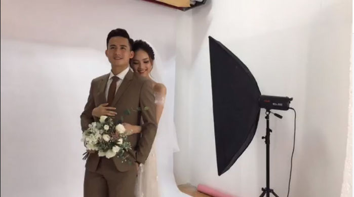 Hậu trường chụp ảnh cưới của top 10 Hoa hậu Việt Nam 2016 và bạn trai cảnh sát 