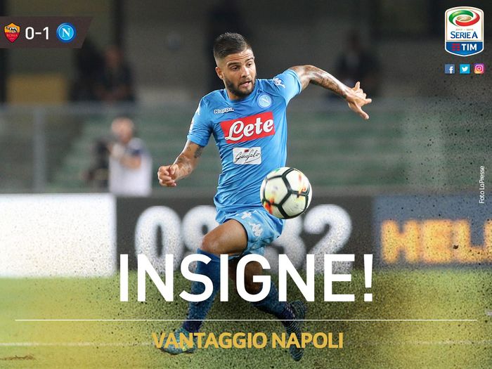 
Bàn thắng của Insigne giúp cho Napoli kéo dài mạch thắng.