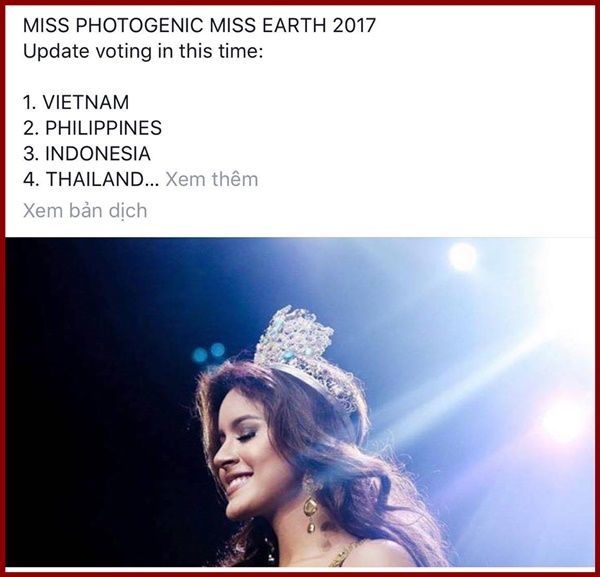 Đại diện Việt Nam dẫn đầu trên chuyên trang sắc đẹp Missosology, được dự đoán thành Hoa hậu