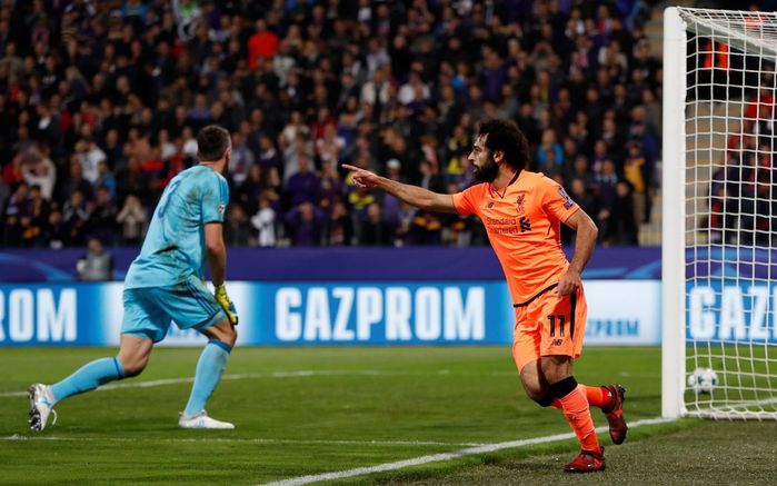 
Mohamed Salah đóng góp một cú đúp trong chiến thắng 7 sao của Liverpool. 