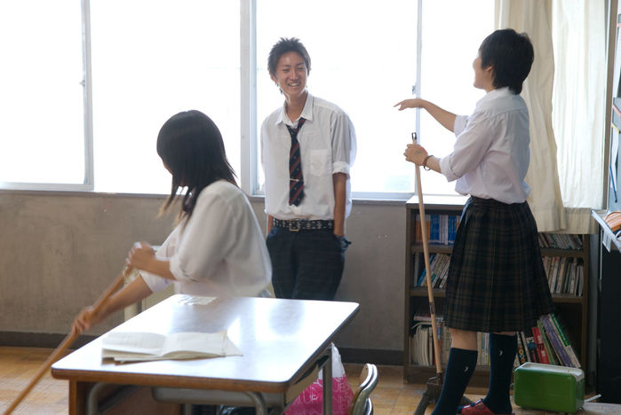 
Hình ảnh "cô lao công" chắc sẽ khá xa lạ ở các trường học Nhật Bản.