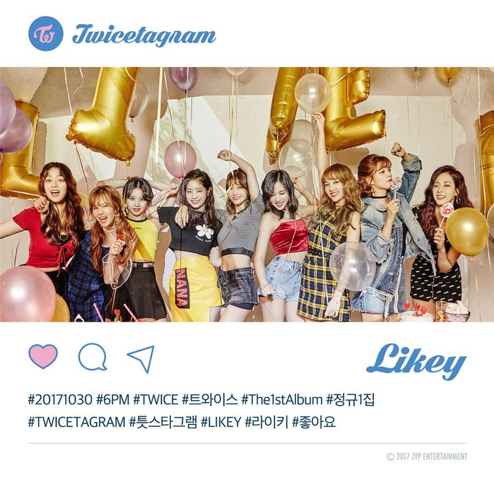 
TWICE sẽ trở lại vào ngày 30/10 với ca khúc chủ đề Likey thuộc album Twicetagram.