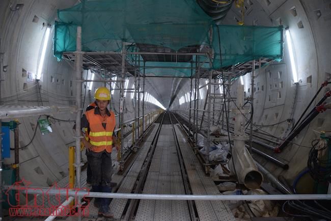 
Tuyến hầm metro đầu tiên đã hoàn thành sau 5 tháng thi công.