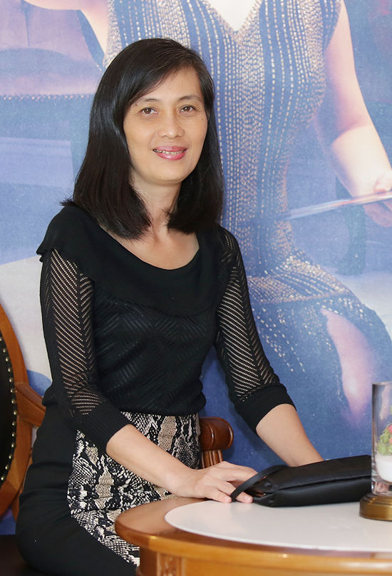 
Bà Nguyệt Quế - mẹ ruột của Tân Hoa hậu Đại dương 2017.