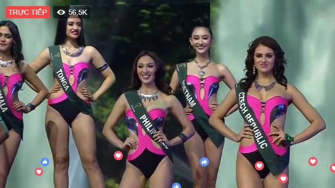 Chung kết Hoa hậu Trái đất 2017: Dù có phần thi xuất sắc Hà Thu vẫn trượt Top 8