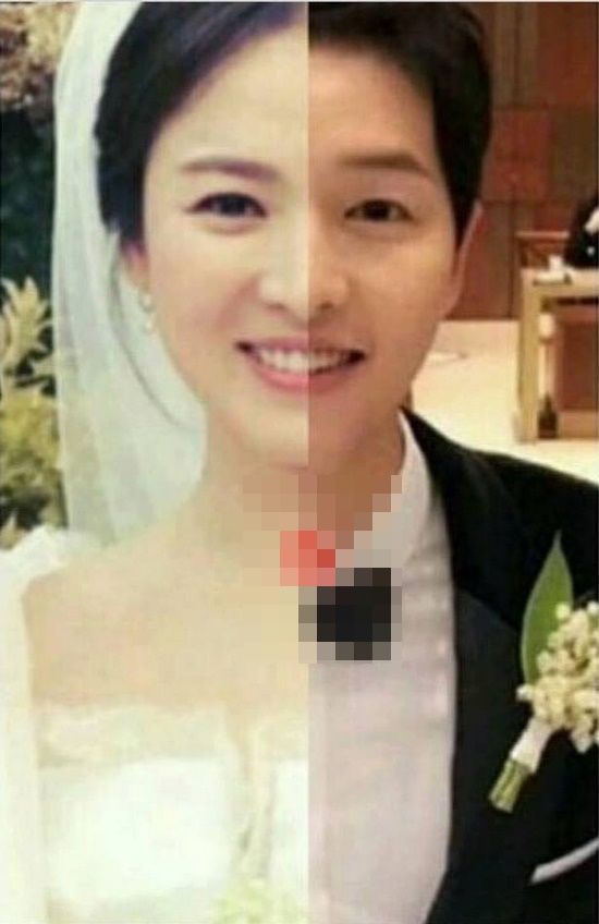 
Sau đám cưới, bức ảnh ghép có tướng phu thê của cặp đôi Song Hye Kyo và Song Joong Ki đã khiến dân mạng vô cùng ngạc nhiên vì khuôn mặt hai người có quá nhiều điểm giống nhau.  - Tin sao Viet - Tin tuc sao Viet - Scandal sao Viet - Tin tuc cua Sao - Tin cua Sao