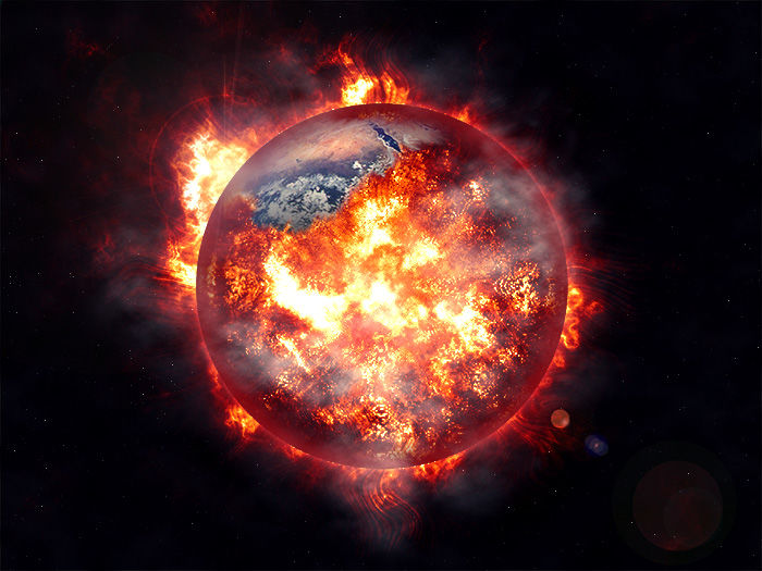 Trái đất sẽ trở thành một quả cầu lửa vào trước năm 2600, và điều này là do chính con người gây ra.