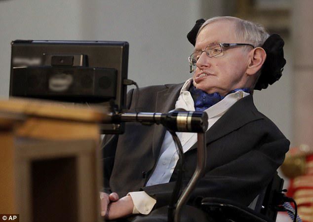 Giáo sư Stephen Hawking.