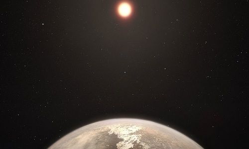 
Minh họa ngoại hành tinh Ross 128 b. Ảnh: ESO.