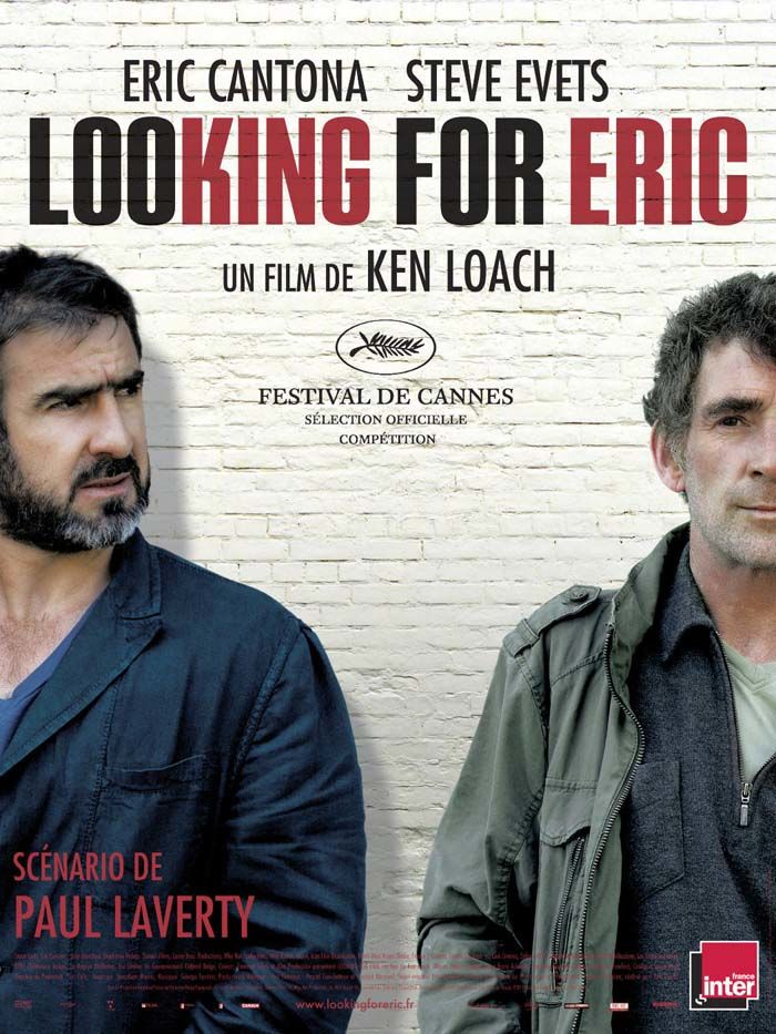 
Looking for Eric 2009 là một bộ phim hài hước nói về tầm ảnh hưởng của những ngôi sao sân cỏ đối với các fan hâm mộ. Eric là một nhân viên bưu điện "cuồng" bóng đá đến mức bỏ quên gia đình. Trong lúc cùng quẫn định kết liễu đời mình, anh đã nhờ vào lời khuyên của thần tượng Eric Cantona để tìm lại nghị lực và hướng đi trong cuộc sống.