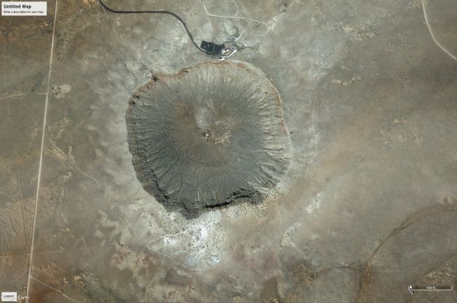 
Chiếc hố khổng lồ này được hình thành cách đây 50 nghìn năm.