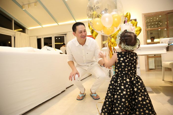 Trang Trần và ông xã Việt kiều tổ chức sinh nhật 2 tuổi hoành tráng cho 