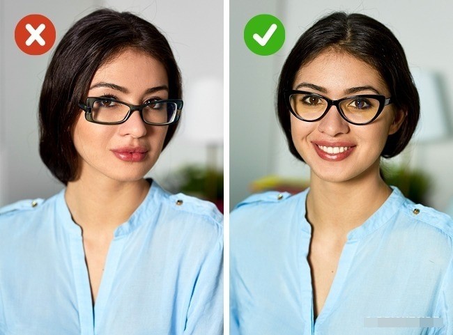 
Lựa chọn gọng kính phù hợp sẽ giúp bạn che giấu khuyết điểm trên khuôn mặt hiệu quả.