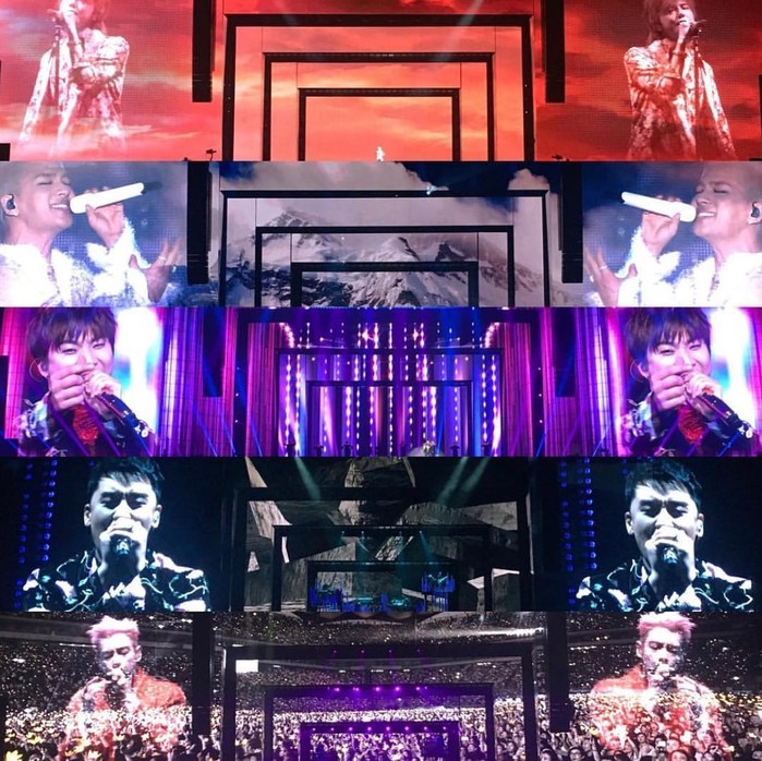 
Hình ảnh 5 thành viên BigBang tại concert cuối cùng vừa được Seungri cập nhật trên Instagram.