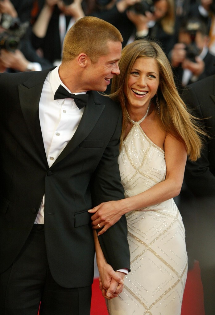 
Jennifer Aniston thuở còn mặn nồng với Brad Pitt
