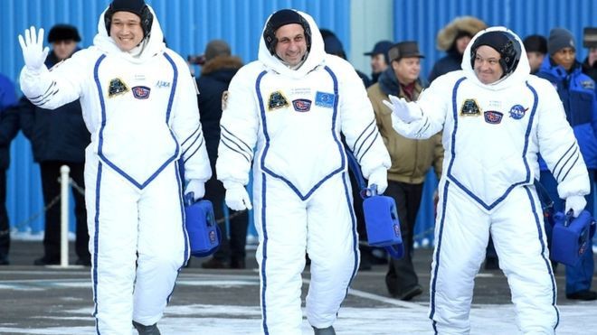 
3 phi hành gia, trong đó có Norishige Kanai, tham gia nhiệm vụ không gian vào giữa tháng 12 năm ngoái.