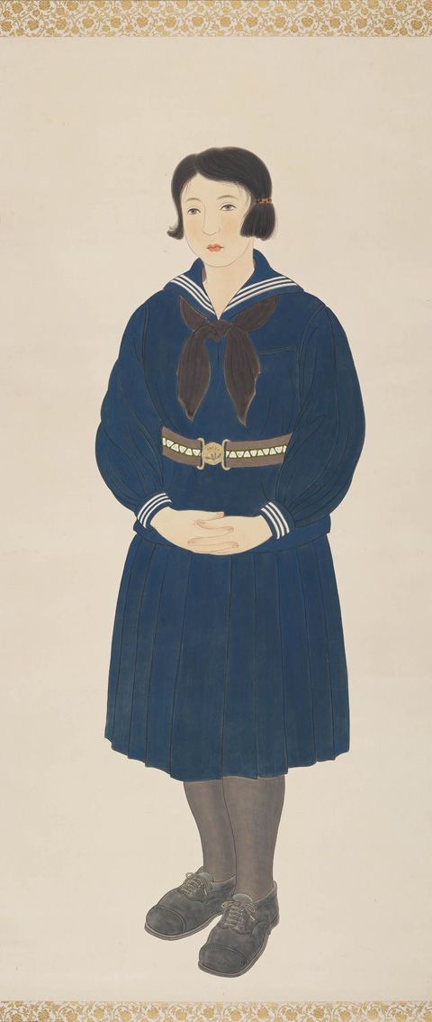 
Hình dáng ban đầu của Seifuku trước khi được thay thế bằng những chiếc váy ngắn