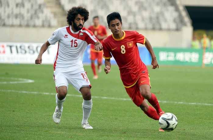 
Vũ Minh Tuấn đã có bàn thắng để đời tại sân Mỹ Đình vào tháng 12-2016 (Ảnh: Getty Images)