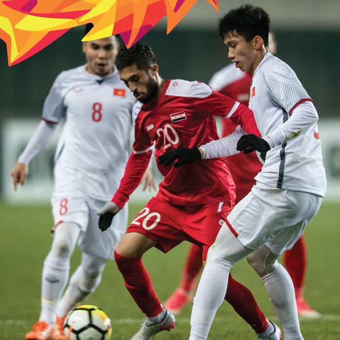 Hình ảnh các chàng cầu thủ Việt Nam tại trận đấu vòng Tứ kết U23 châu Á.