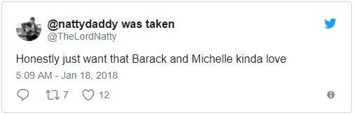 
"Thực lòng tôi chỉ mong có được một tình yêu như của Barack và Michelle."