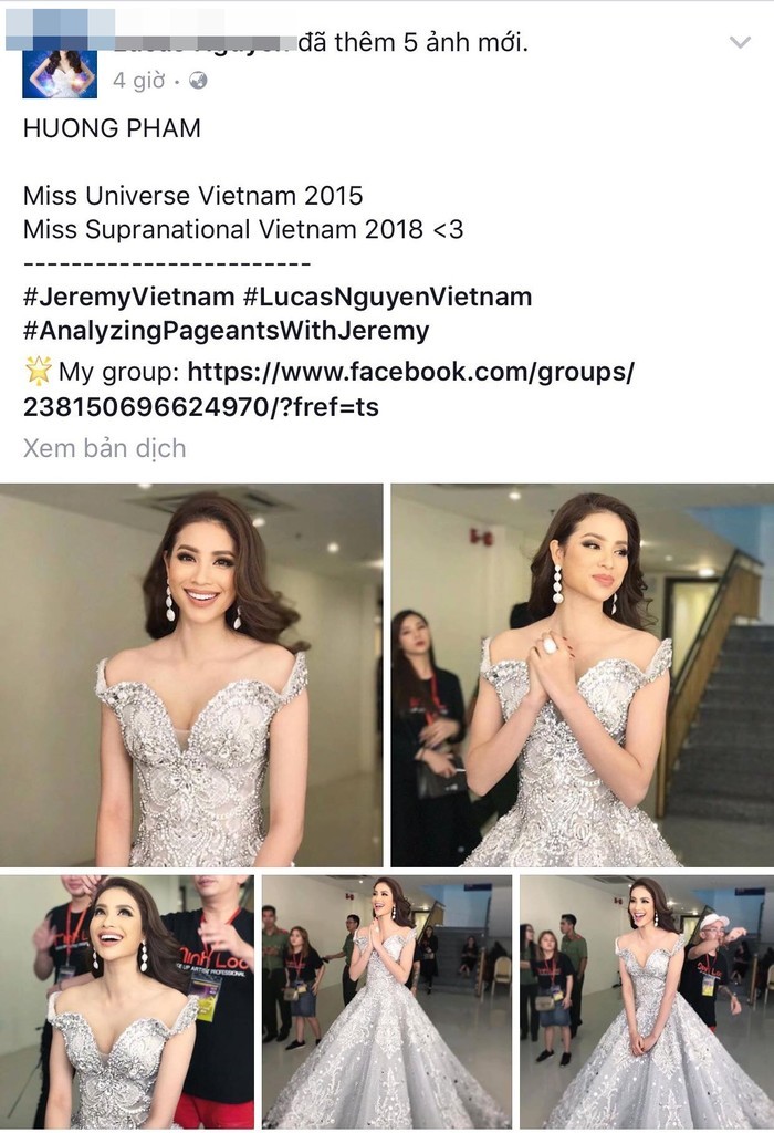 Đơn vị giữ bản quyền chính thức lên tiếng về việc Phạm Hương thi Hoa hậu Siêu quốc gia 2018