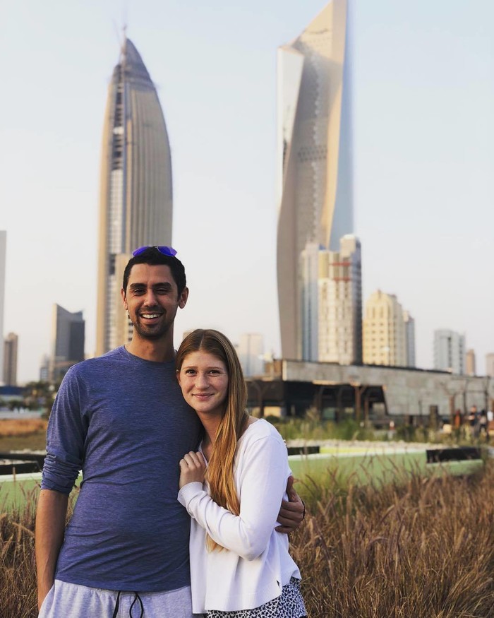
Cặp đôi vừa có kỳ nghỉ 3 ngày tại Kuwait, quê hương của Nassar.