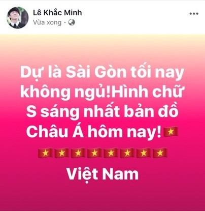 
Ca sĩ Khắc Minh chia sẻ: "Dự là Sài Gòn tối nay không ngủ". - Tin sao Viet - Tin tuc sao Viet - Scandal sao Viet - Tin tuc cua Sao - Tin cua Sao