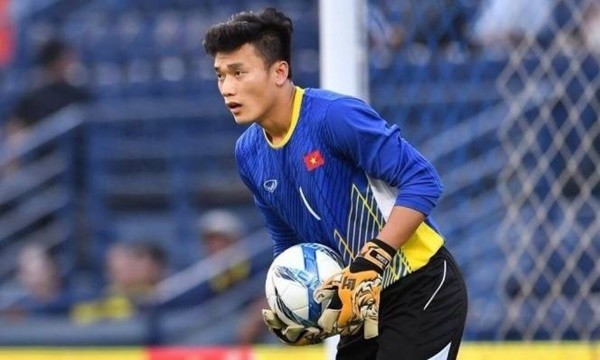 
Bùi Tiến Dũng, thủ thành mang "găng tay vàng" của U23 Việt Nam.