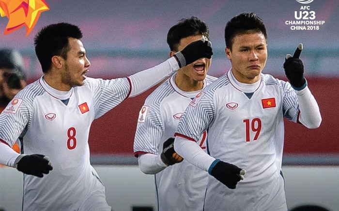 
U23 Việt Nam nhận được rất nhiều sự ngưỡng mộ từ cổ động viên nước bạn.