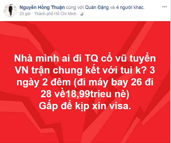 
Nguyễn Hồng Thuận đã sẵn sàng bay qua Thường Châu. - Tin sao Viet - Tin tuc sao Viet - Scandal sao Viet - Tin tuc cua Sao - Tin cua Sao