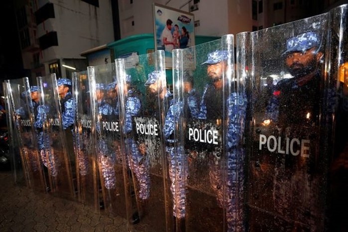 
Maldives ban bố tình trạng khẩn cấp trong 15 ngày vì khủng hoảng chính trị. Ảnh: Reuters.
