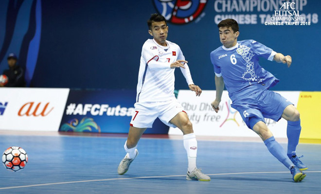 
Futsal Việt Nam có một trận đấu hay trước Uzbekistan.