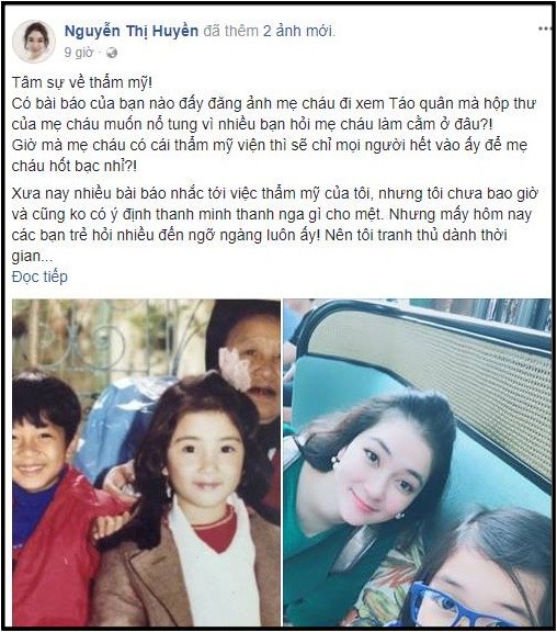 
Hoa hậu Nguyễn Thị Huyền đã chia sẻ khá dài về tin đồn phẫu thuật thẩm mỹ.