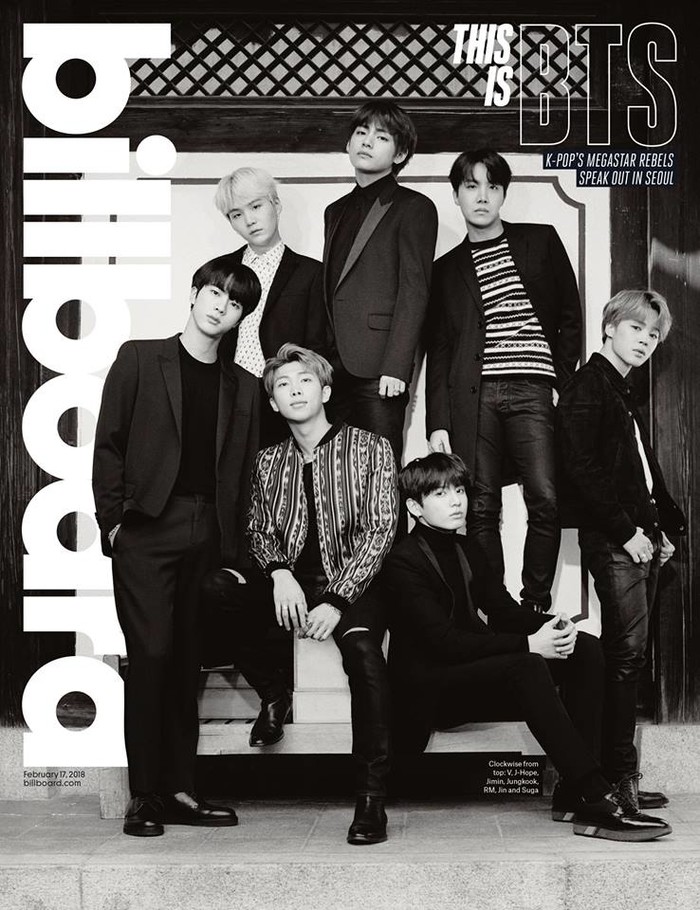 
BTS trên trang bìa tạp chí Billboard.