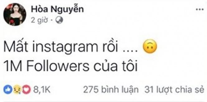Hoà Minzy lấy lại được Instagram 1 triệu follow bị hack, cái Tết giờ mới thực sự bắt đầu - Tin sao Viet - Tin tuc sao Viet - Scandal sao Viet - Tin tuc cua Sao - Tin cua Sao