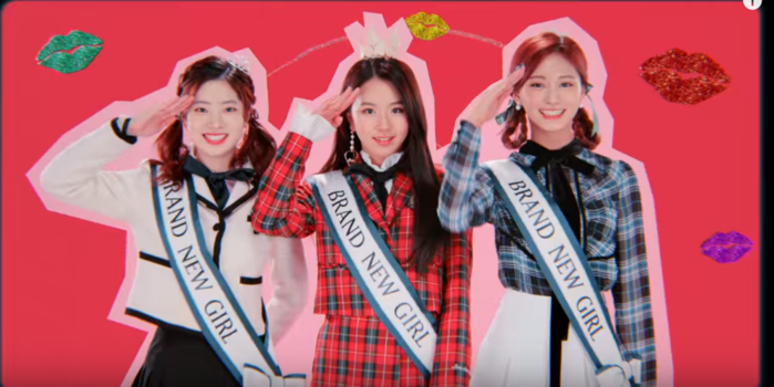 
Bộ ba Hoa hậu tuổi teen mới nổi: Dahyun, Chaeyoung và Tzuyu.