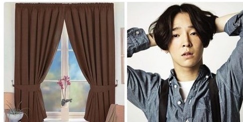 
Hãy chỉ ra sự khác biệt trong tấm hình nào? Mái tóc bổ luống của anh chàng Taehyun dễ khiến chúng ta liên tưởng đến tấm rèm cửa ở nhà của mình nhỉ? 