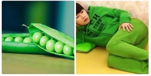 
Dáng nằm "quý's tộc" của Sunggyu (Infinite) trong bộ đồ xanh lá khiến anh chàng như một cây đậu hà lan siêu đáng yêu!