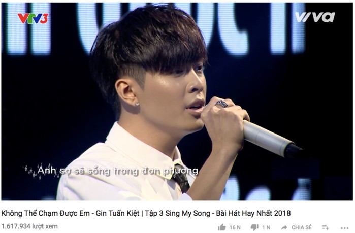 Chỉ mới khởi đầu ở Sing My Song 2018, Gin Tuấn Kiệt đã lặp kỷ lục